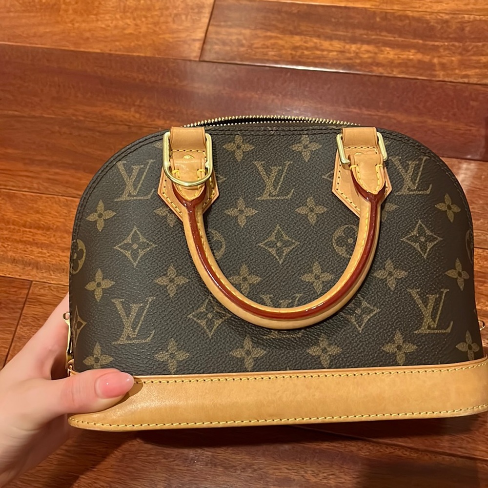 authentic louis vuitton alma bb bag